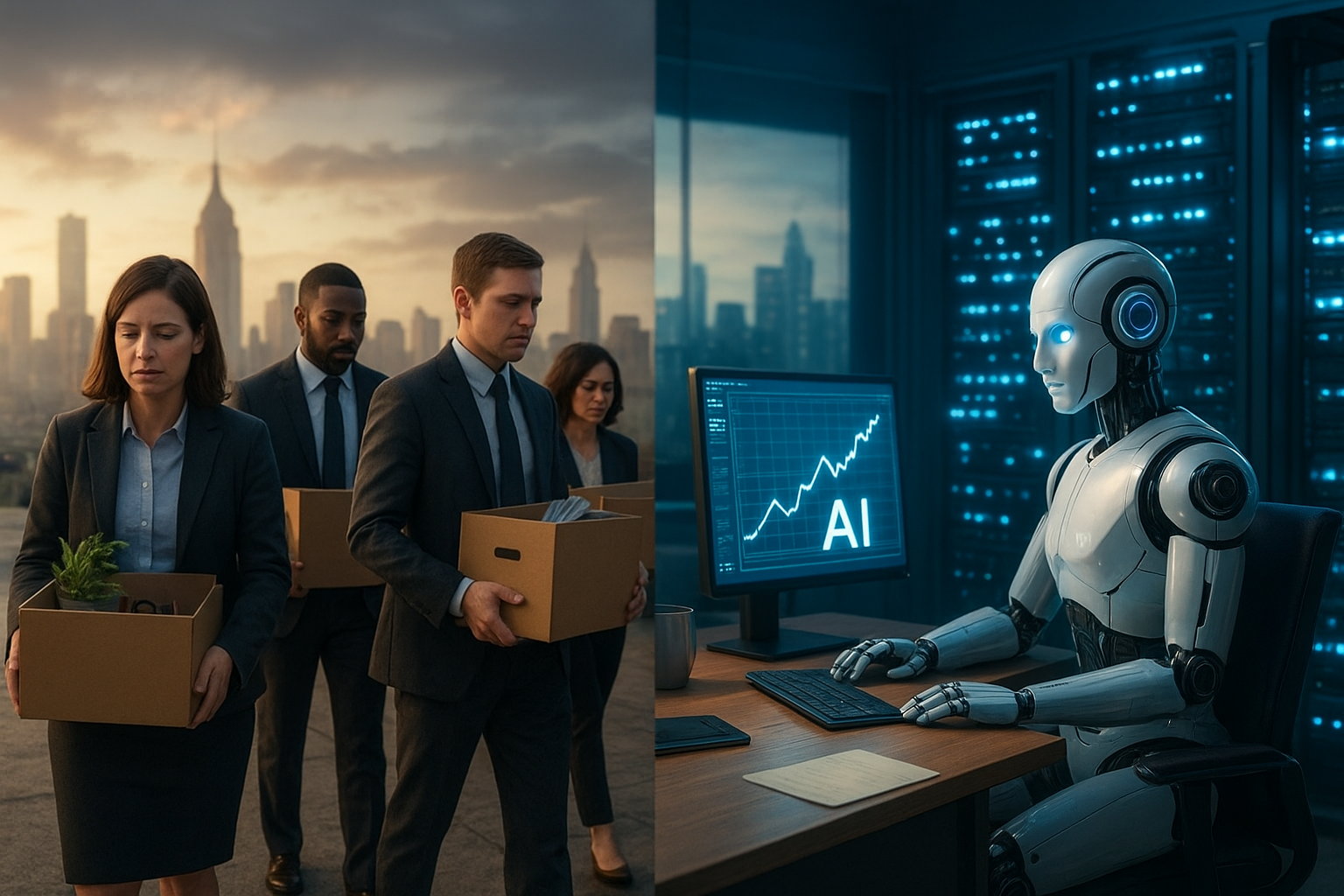 Massive Job Losses in the US as AI Content Demand Increases